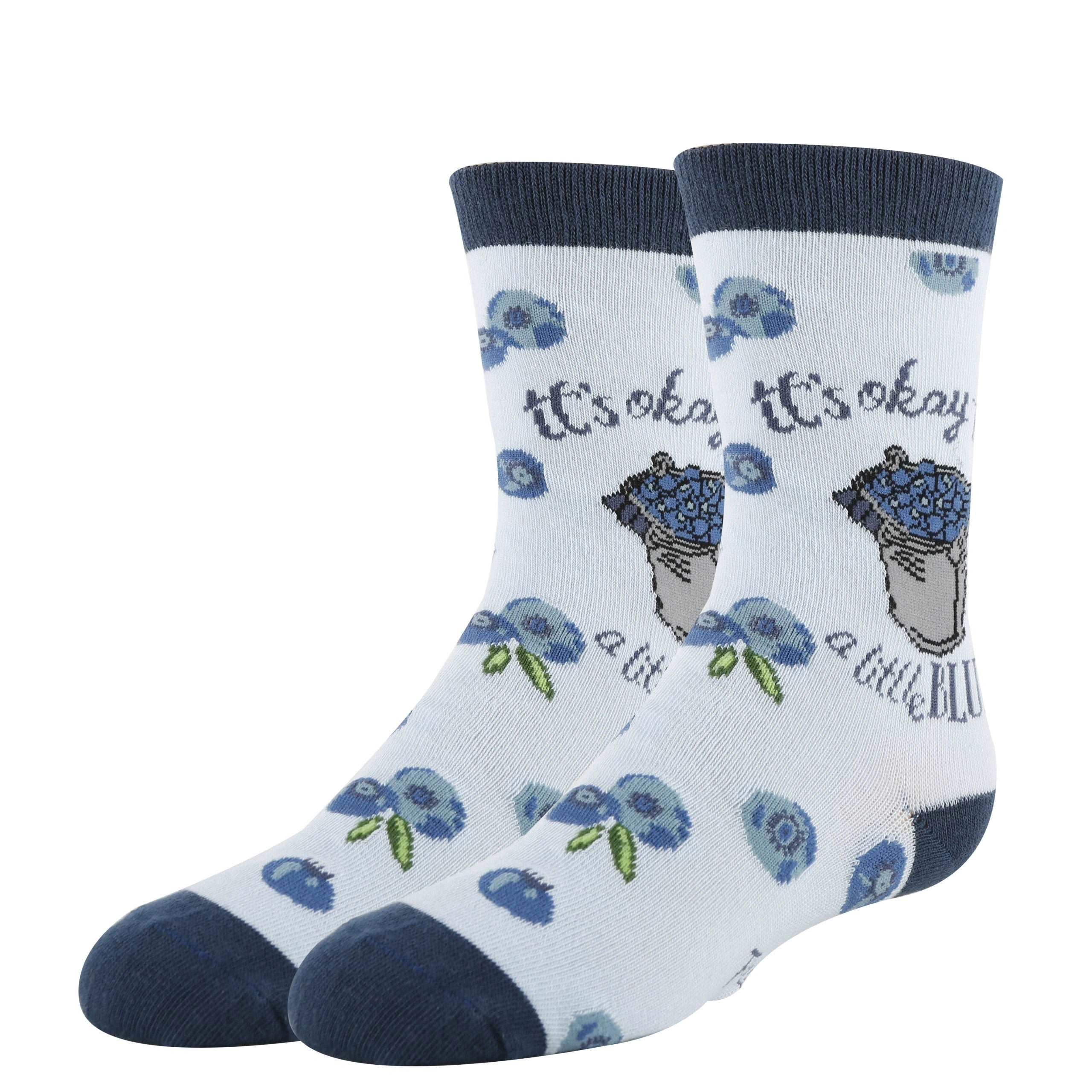Cozy Little Blue Socks: Add a Pop of Color to Your Day!